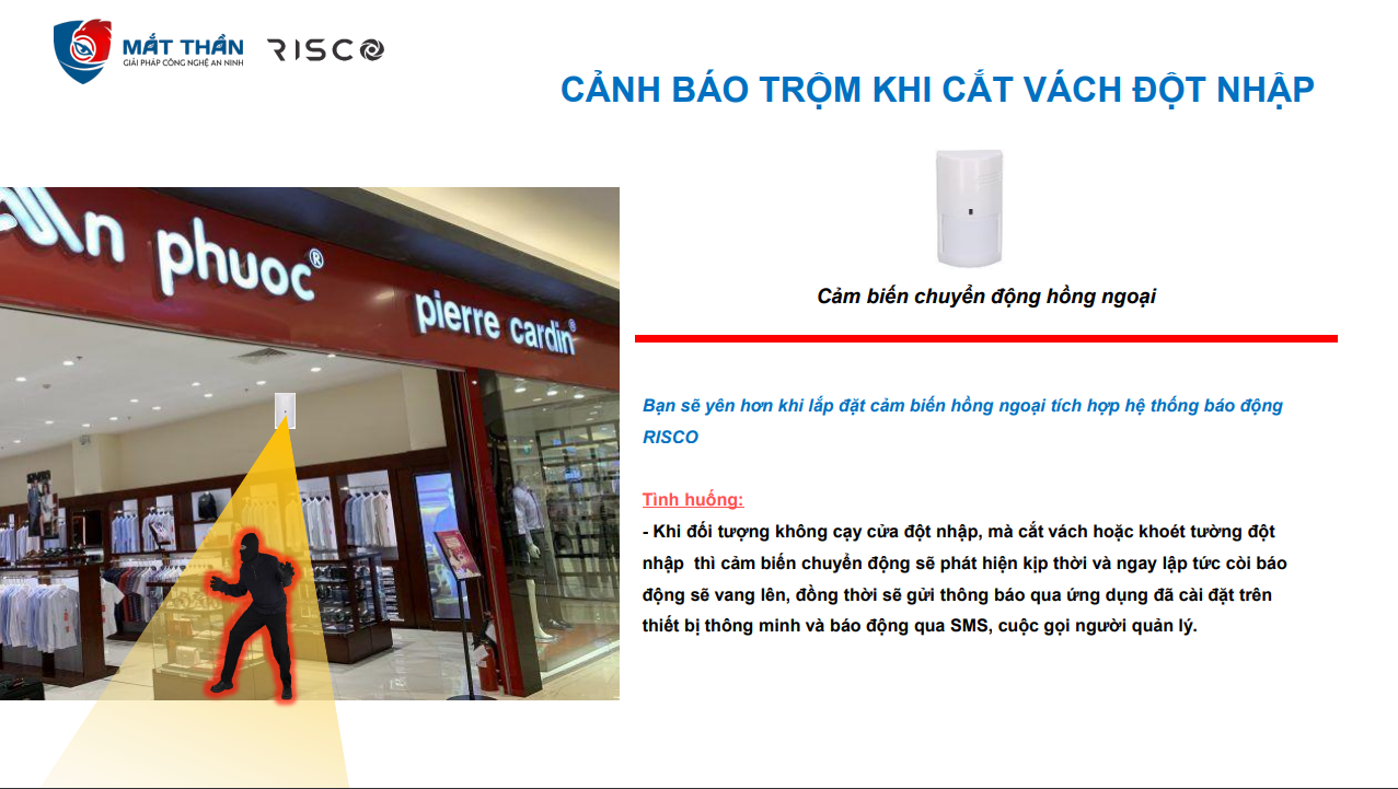 Dịch vụ cảnh báo an ninh cửa hàng thời trang