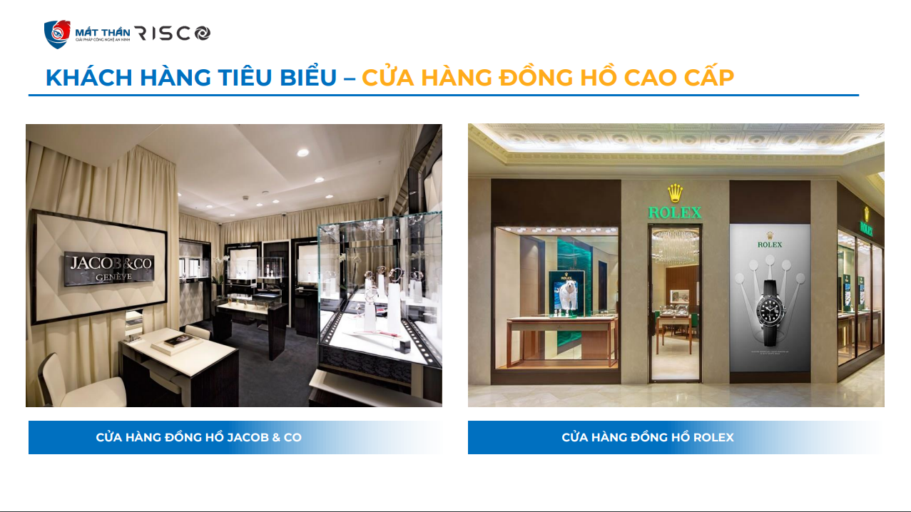 Giải pháp an ninh cửa hàng trang sức